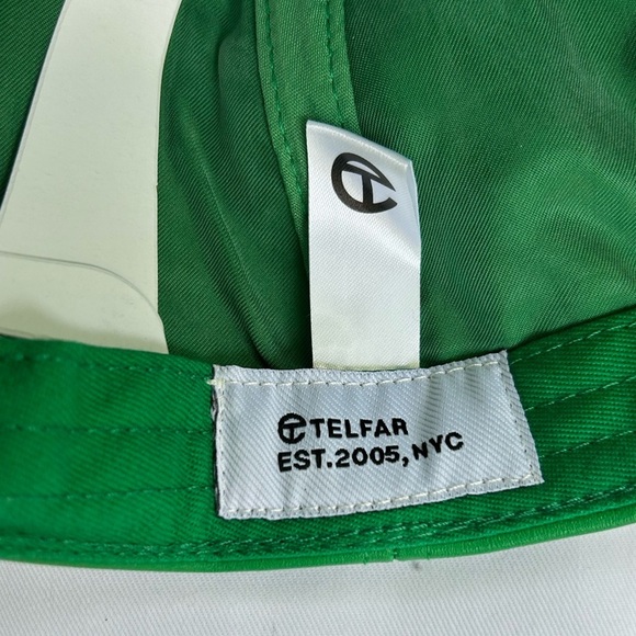BNWT Telfar Vegan Logo Embossed Hat, Green - Picture 7 of 9